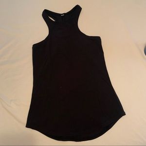 Lululemon Black High Neck Racerback Tank